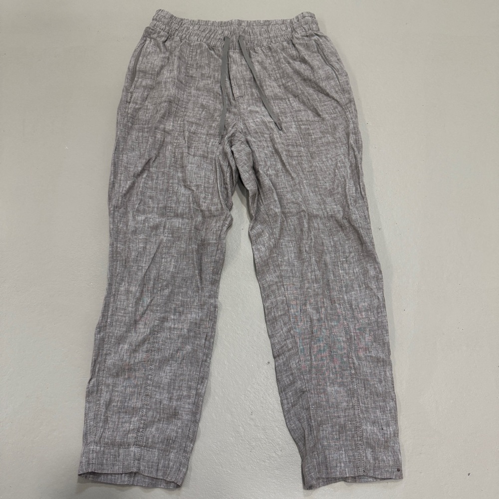 Athleta Linen Ankle Pants